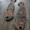 Spyderco PM2 Copper - Shipwreck Patina - Goonies Map - Laser Engraved Scales - EDC Gear - Hardware & Knife Install Options