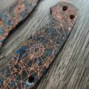 Spyderco PM2 Copper - Shipwreck Patina - Goonies Map - Laser Engraved Scales - EDC Gear - Hardware & Knife Install Options