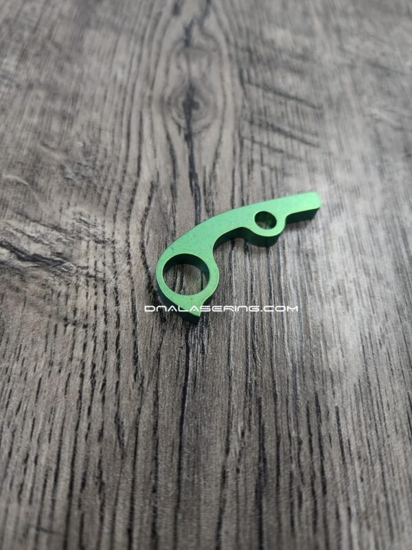 Titanium Backspacer - Anodized Green TI - Spyderco Paramilitary 3 - PM3 - Flytanium Gear