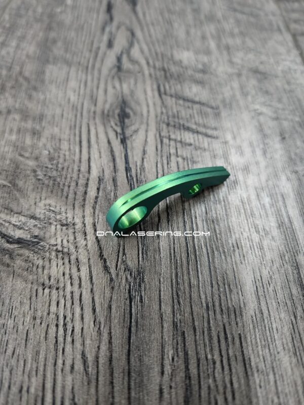 Titanium Backspacer - Anodized Green TI - Spyderco Paramilitary 3 - PM3 - Flytanium Gear