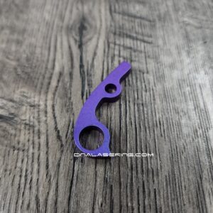 Titanium Backspacer - Anodized Purple TI - Spyderco Paramilitary 3 - PM3 - Flytanium Gear