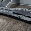 Flytanium Theory “Vecna” – Deep Laser Engraved Knife – Black DLC Finish