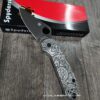 PM3 MAGNACUT Spyderco Para 3 Salt - Mandala Paisley Engraved AWT Skinny Titanium Scales - LynchNW Blacksmith Pocket Clip - Complete Knife