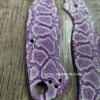 Spyderco PM2 Loop Scales - Laser Engraved Snakeskin Pattern - Aluminum Nebula Purple Scales - Flytanium Gear - Knife & Hardware Optional