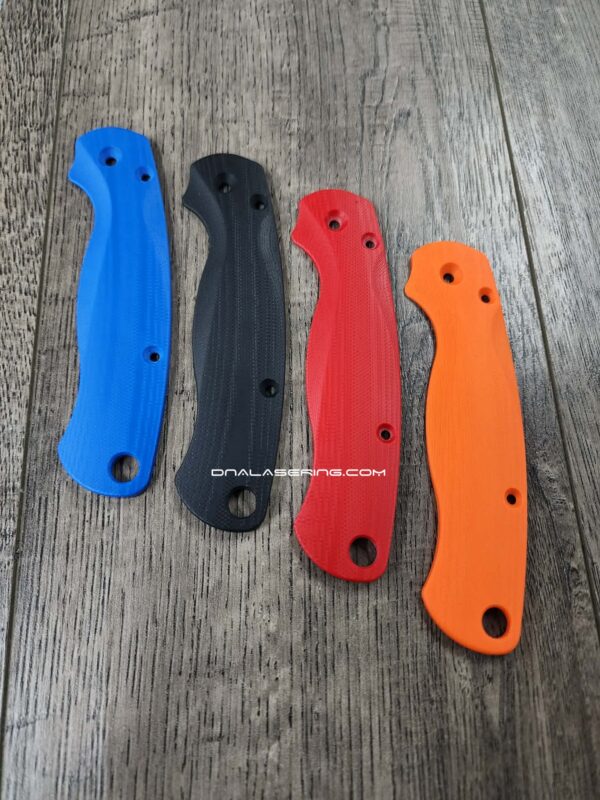 Spyderco PM2 Lotus Scales - G10 - Blue, Black, Red, & Orange Color Options - Flytanium Gear
