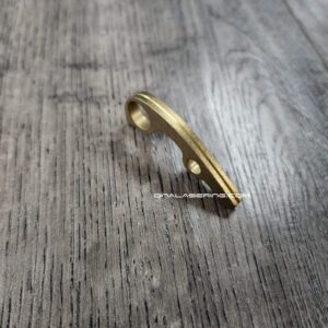 Brass Backspacer - Spyderco Paramilitary 3 - PM3 - Flytanium Gear