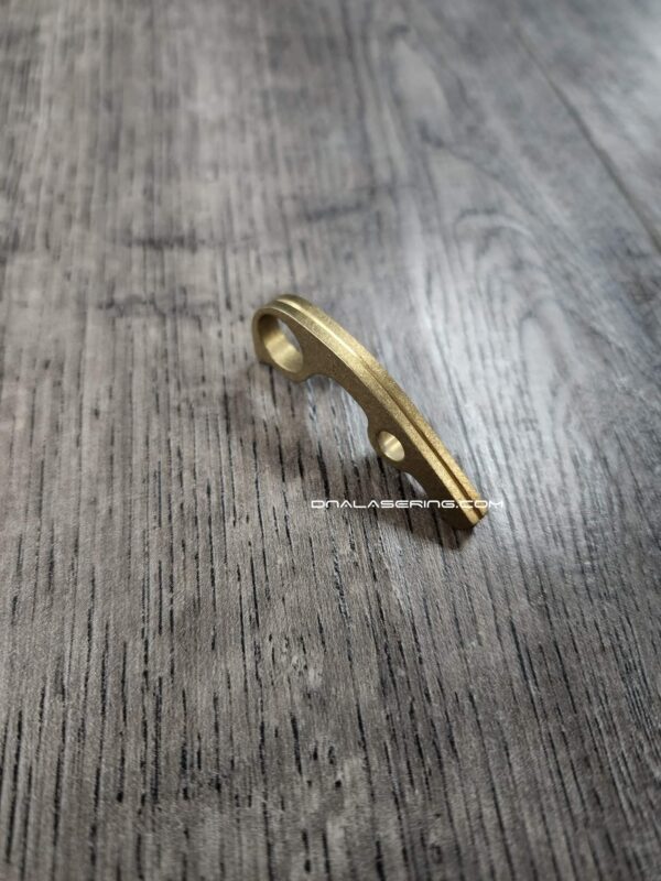 Brass Backspacer - Spyderco Paramilitary 3 - PM3 - Flytanium Gear