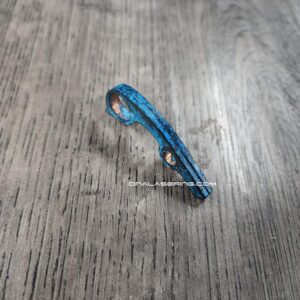 Copper Backspacer with Forced Patina - Spyderco Paramilitary 3 - PM3 - Flytanium Gear