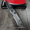 Spyderco Smock Large Pivot - Contoured Titanium Scales - Blacked-Out Hardware - Blacksmith LynchNW Clip