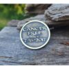 Fuck Cancer - Custom - Laser Engraved Brass Coin - Polished and Aged Finish - Custom Engraving