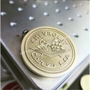 Corvette - Chevrolet - Laser Engraved Solid Brass Coin - Hand Polished Finish - Chevy
