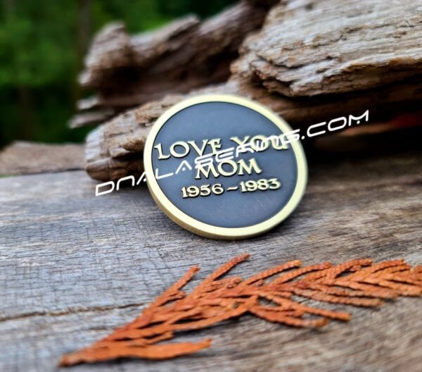 Fuck Cancer - Custom - Laser Engraved Brass Coin - Polished and Aged Finish - Custom Engraving