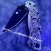 il_fullxfull.3458824502_67r3-1.jpg Plague Doctor - Spyderco PM2 - Engraved PM2 Titanium Knife Scales - Paramilitary 2 EDC - Knife & Hardware Optional Flytanium Gear