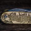 Victorinox Cadet - Customizable - NEW Relief Engraving Style - Brass Copper or Titanium Scales - Deep Laser Engraved Leaf Scroll - NIB - EDC