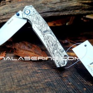 Plague Doctor - Ruike P801 - Fiber Laser Deep Engraved - EDC Gear - Complete Knife