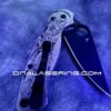 il_fullxfull.3506495231_ce4v-1.jpg Plague Doctor - Spyderco PM2 - Engraved PM2 Titanium Knife Scales - Paramilitary 2 EDC - Knife & Hardware Optional Flytanium Gear
