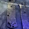 Damascus Pattern - Benchmade Bugout - Deep Laser Engraved Titanium Scales - Flytanium Gear *Scales/ Knife Handles Only*