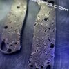 Damascus Pattern - Benchmade Bugout - Deep Laser Engraved Titanium Scales - Flytanium Gear *Scales/ Knife Handles Only*