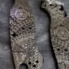Celtic Cross - Geometric - Skull - Spyderco PM2 - Engraved PM2 Titanium Knife Scales - EDC Gear - Knife & Hardware Optional Flytanium Gear