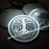 Rule #9 - Tree of Life - Deep Laser Engraved Brass Coin - Polished and Aged Finish