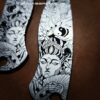 il_fullxfull.3656314757_8xay.jpg Yin-Yang - Ancient Samurai & Geisha - Spyderco PM2 - Engraved PM2 Titanium Knife Scales - Flytanium Gear - Knife / Hardware Optional