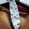 Paisley Bandana Pattern - Kershaw Leek Framelock - Deep Fiber Laser Engraving - EDC Gear - Complete Knife
