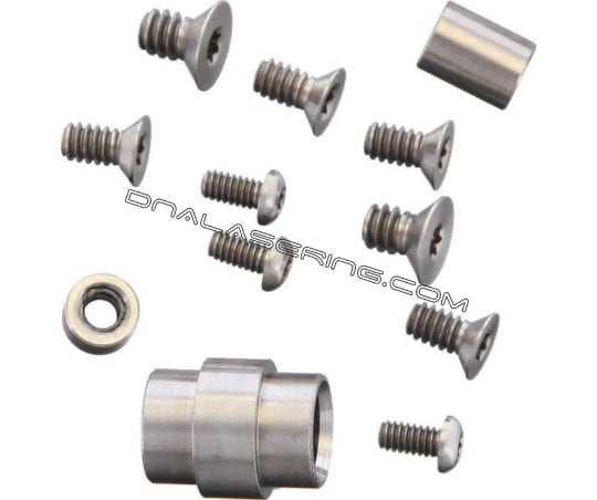 Leaf Scroll - Spyderco PM2 Lotus TI - NEW Relief Engraving - Deep Laser Engraved - Titanium Scales - Flytanium Gear *Knife Install Optional*