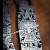 Aztec Calendar - Benchmade Bugout TI - Deep Laser Engraved Titanium Scales - Flytanium Gear *Scales Only*