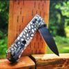 Kryptek Camo - Benchmade Bugout TI - Deep Laser Engraved Titanium Scales - EDC Gear *Scales / Knife handles Only*