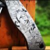 il_fullxfull.3977847134_hrof-1.jpg Japanese Samurai Design - Spyderco PM2 TI - Deep Engraved Titanium PM2 Knife Scales - EDC Gear - Knife & Hardware Optional Flytanium Gear