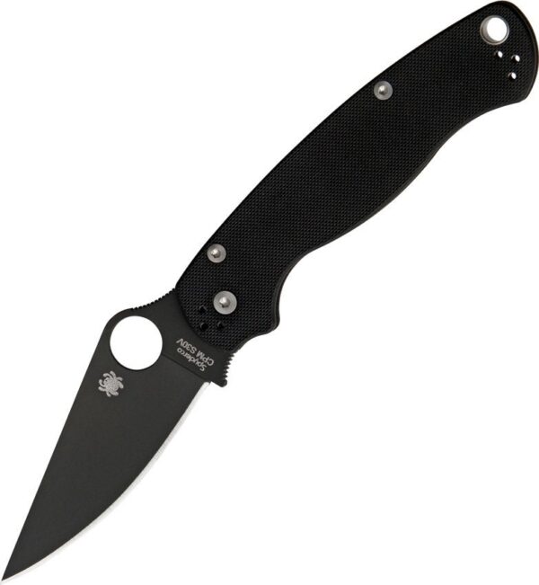 Spyderco PM2 TI - Custom Scroll - Relief Engraved Titanium Knife Scales - EDC Gear - Knife & Hardware Optional