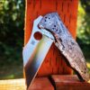 il_fullxfull.4173858023_j8lt-1.jpg Japanese Warrior - Samurai Skulls - Spyderco Yojimbo 2 - Deep Laser Engraved - Titanium Scales - EDC Gear - Fully Installed Knife Option