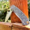 il_fullxfull.4231560012_8ye3-1-1.jpg Topographic Map - Spyderco PM2 TI - Fiber Laser Deep Engraved - Titanium Knife Scales - Flytanium Gear - Knife & Hardware Optional