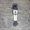 il_fullxfull.4239764761_8pb1-1.jpg LynchNW Benchmade - Anchor -Laser Engraved Titanium - Deep Carry Pocket Knife Clip - Blacksmith, Satin or Sandwash Finish MADE in the USA!