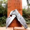 Viking Runes - Norse - Celtic - Spyderco Yojimbo 2 - Deep Laser Engraved - Titanium Scales - EDC Gear - Fully Installed Knife Option