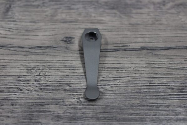 LynchNW Spyderco - Viking Rune - Laser Engraved Titanium - Deep Carry Pocket Knife Clip - Blacksmith, Satin or Sandwashed Finish
