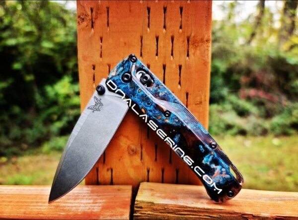 Shipwreck Patina - Benchmade Bugout Crossfade - Copper Knife Scales - *Scales / Knife handles Only* Flytanium