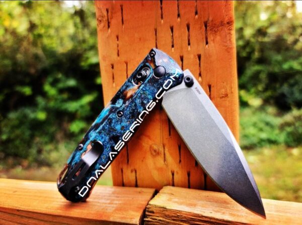 Shipwreck Patina - Benchmade Bugout Crossfade - Copper Knife Scales - *Scales / Knife handles Only* Flytanium