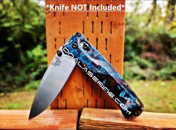Shipwreck Patina - Benchmade Bugout Crossfade - Copper Knife Scales - *Scales / Knife handles Only* Flytanium