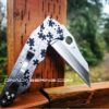 il_fullxfull.4491491093_7hqk.jpg Jigsaw Puzzle Pieces - Spyderco YoJumbo - Deep Laser Engraved - Titanium Scales - EDC Gear *Scales/Handles Only*