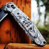 Viking - Odin - Norse God - Benchmade 940 Osborne – Deep Laser Engraved Titanium Scales – Flytanium Gear *Scales/Handles Only*