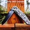 Viking - Odin - Norse God - Benchmade 940 Osborne – Deep Laser Engraved Titanium Scales – Flytanium Gear *Scales/Handles Only*