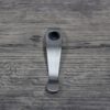 LynchNW Spyderco - Mythosaur Skull - Laser Engraved Titanium - Deep Carry Pocket Clip - Blacksmith, Satin or Sandwashed Finish MADE in USA