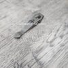 LynchNW Spyderco - Mythosaur Skull - Laser Engraved Titanium - Deep Carry Pocket Clip - Blacksmith, Satin or Sandwashed Finish MADE in USA
