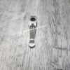 LynchNW Spyderco - Mythosaur Skull - Laser Engraved Titanium - Deep Carry Pocket Clip - Blacksmith, Satin or Sandwashed Finish MADE in USA