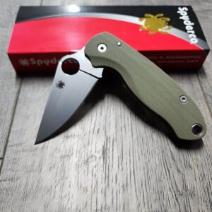 il_fullxfull.4711723436_181y-1.jpg PM3 Lotus - OD Green G10 Scales for Spyderco Paramilitary 3 - Flytanium Gear - Knife Install Optional