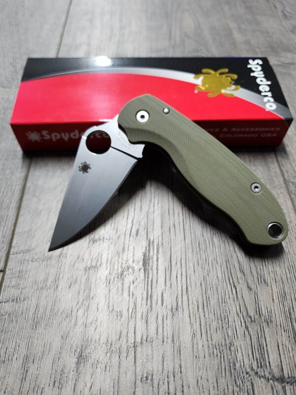il_fullxfull.4711723436_181y-1.jpg PM3 Lotus - OD Green G10 Scales for Spyderco Paramilitary 3 - Flytanium Gear - Knife Install Optional