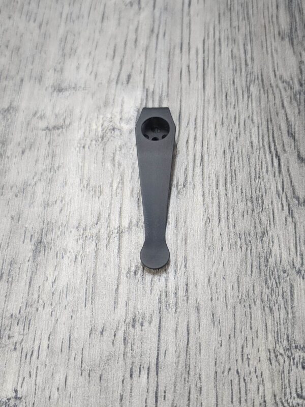 LynchNW Spyderco - Jedi Logo - Engraved Titanium - Deep Carry Pocket Knife Clip - Blacksmith, Satin or Sandwashed Finish - MADE in USA!