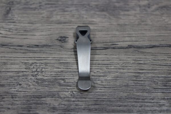 Benchmade - Topographic Map 2.0 - Engraved Titanium - Deep Carry Pocket Knife Clip - Blacksmith Satin or Sandwash Finish MADE in USA