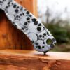 il_fullxfull.4743543255_ffb4.jpg Skulls - Spyderco PM2 TI - Fiber Laser Deep Engraved - PM2 Titanium Knife Scales - EDC Gear - Knife & Hardware Optional Flytanium Gear